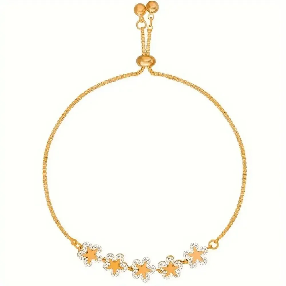 Boho Flower Star Diamond Bracelet - Picture 3 of 5
